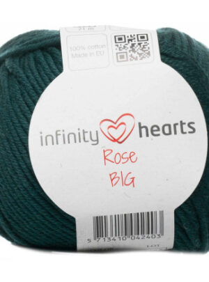 Infinity Hearts Rose Big Garn 241 Petroleum