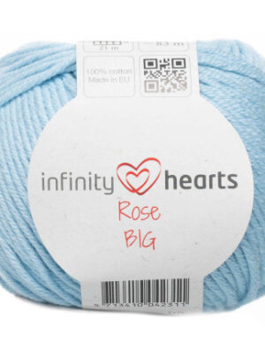 Infinity Hearts Rose Big Garn 81 Lyseblå