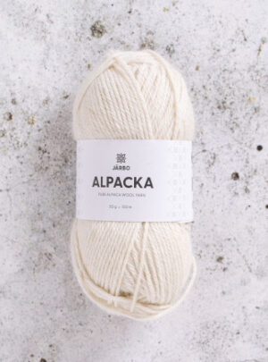 Järbo Alpaca Garn 300 Hvid Mælk