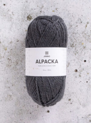 Järbo Alpaca Garn 303 Grå Nat Ugle