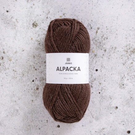 Järbo Alpaca Garn 307 Brun Grankogle Järbo Alpaca Garn 307 Brun Grankogle