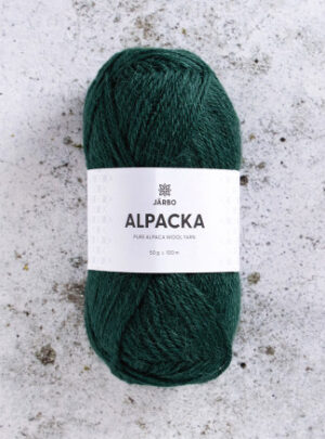 Järbo Alpaca Garn 313 Dyb Grøn
