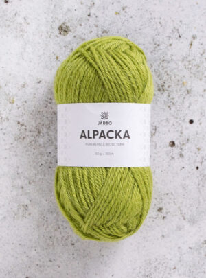 Järbo Alpaca Garn 315 Grøn Kameleon