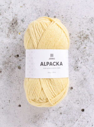 Järbo Alpaca Garn 317 Gul Solstråle