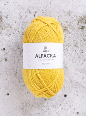 Järbo Alpaca Garn 318 Gul Primula