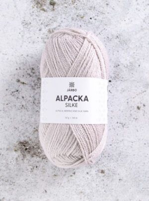 Järbo Alpaca Silke Garn 501 Sandpuds