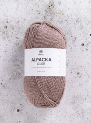 Järbo Alpaca Silke Garn 506 Brun Dromedar