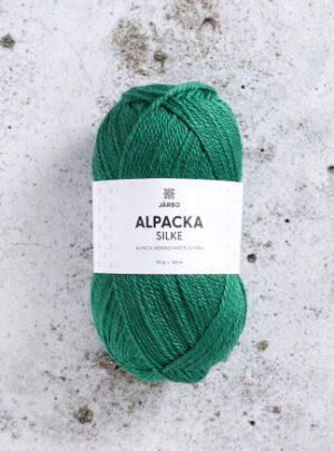 Järbo Alpaca Silke Garn 508 Grøn Dynasti