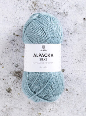 Järbo Alpaca Silke Garn 509 Himmelblå