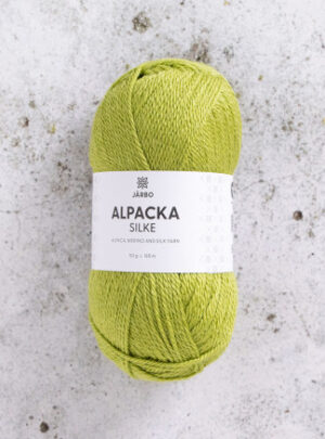 Järbo Alpaca Silke Garn 511 Grøn Kameleon