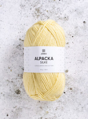 Järbo Alpaca Silke Garn 515 Gul Solstråle