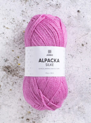 Järbo Alpaca Silke Garn 520 Pink Cupcake