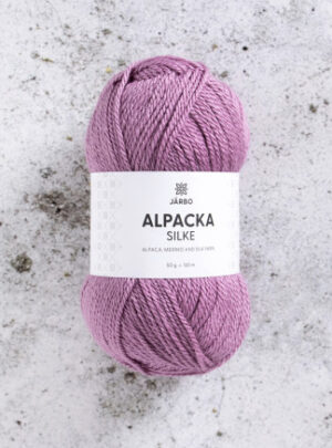 Järbo Alpaca Silke Garn 521 Blomme