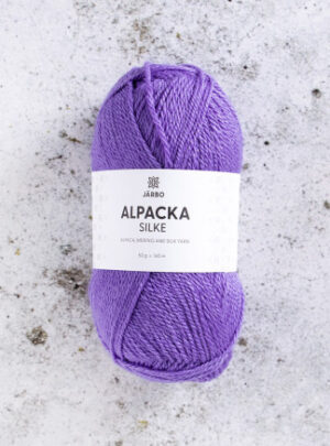 Järbo Alpaca Silke Garn 522 Lilla Allium