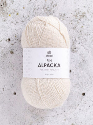 Järbo Fin Alpaca Garn 150 Hvid Mælk