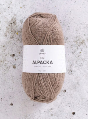 Järbo Fin Alpaca Garn 156 Beige Latte