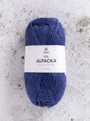 Järbo Fin Alpaca Garn 159 Marine Blå