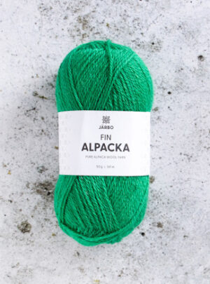 Järbo Fin Alpaca Garn 162 Grøn Græs