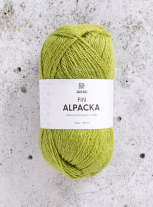 Järbo Fin Alpaca Garn 165 Grøn Cameleon