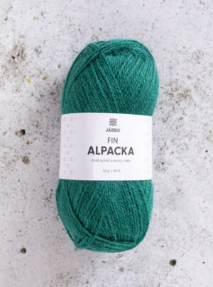 Järbo Fin Alpaca Garn 166 Grøn Dynasti