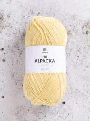 Järbo Fin Alpaca Garn 167 Gul Solstråle