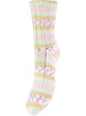 Järbo Soft Raggi Strømpegarn 31220 Milkshake Print