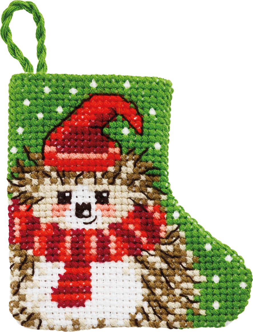 Julebroderi - Mini pakning jul med Pindsvin - 01-2249 Julebroderi - Mini pakning jul med Pindsvin - 01-2249