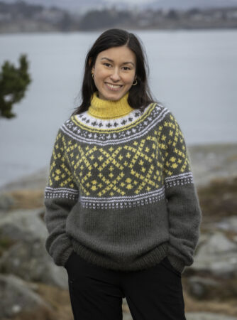 "Jump" Genser - Viking Design 2310-2 Kit - XS-XXL - Viking Alpaca Bris, fra Viking