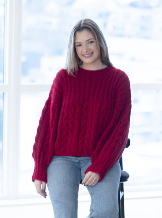 "Juppe" Genser - Viking Design 2305-3 Kit - XS-XL - Viking Alpaca Bris, fra Viking