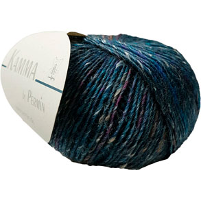 Kamma By Permin - Alpaca & Silke uldgarn - Fv 889508 Blå Nistret