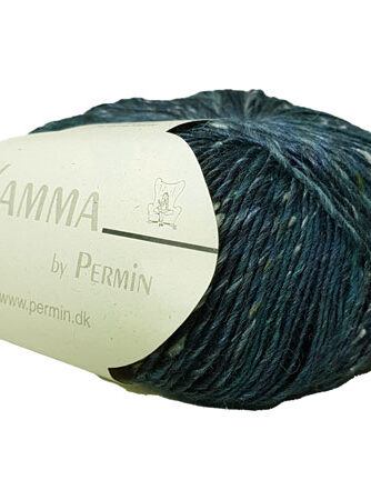 Kamma By Permin - Alpaca & Silke uldgarn - Fv 889515 Petrol Blå nistret