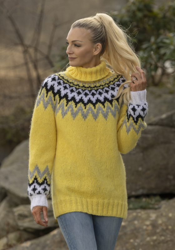 "Kathrine" Påske-Genser - Viking Design 2400-2 Kit - XS-XXL - Viking Alpaca Bris, fra Viking "Kathrine" Påske-Genser - Viking Design 2400-2 Kit - XS-XXL - Viking Alpaca Bris, fra Viking