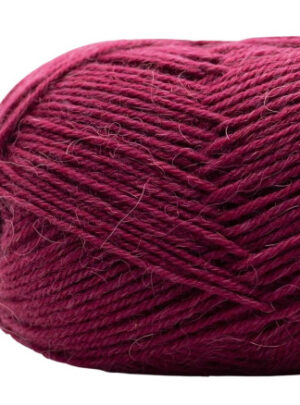 Kremke Soul Wool Edelweiss Alpaka 014 Mørkerød