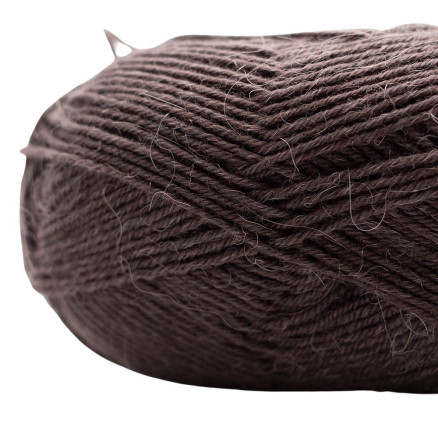 Kremke Soul Wool Edelweiss Alpaka 024 Mørkebrun Kremke Soul Wool Edelweiss Alpaka 024 Mørkebrun