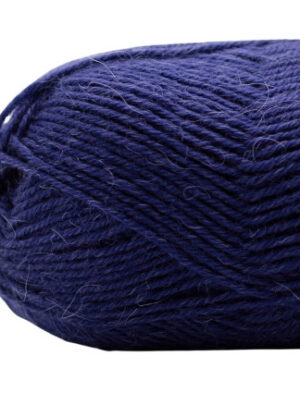 Kremke Soul Wool Edelweiss Alpaka 042 Blå-Sort