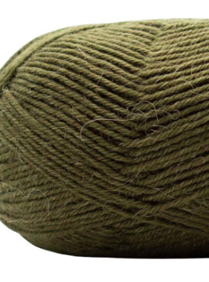 Kremke Soul Wool Edelweiss Alpaka 049 Mørk Oliven