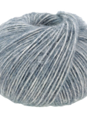 Lana Grossa Natural Alpaca Pelo Garn 017 Gråblå Meleret