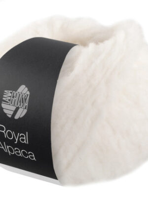Lana Grossa Royal Alpaca 01 Hvid