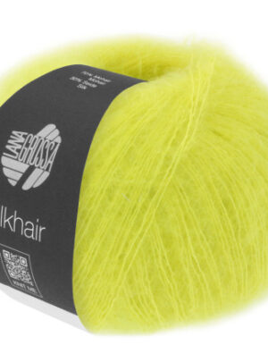 Lana Grossa Silkhair Garn 185 Grøngul