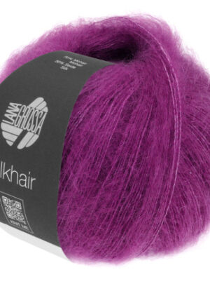 Lana Grossa Silkhair Unicolor 197 Lilla