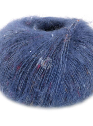 Lana Grossa Superkid Tweed Garn 619 Mørkeblå