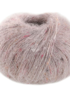 Lana Grossa Superkid Tweed Garn 622 Rosa-beige