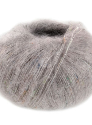 Lana Grossa Superkid Tweed Garn 623 Lysegrå