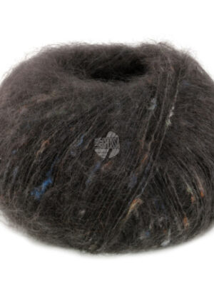Lana Grossa Superkid Tweed Garn 624 Mørkegrå