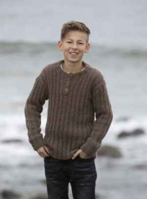 "Leon" Genser - Viking Design 2036-2 Kit - 2-12 År - Viking Alpaca Bris, fra Viking