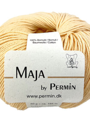 Maja Permin - 100% Bomuldsgarn Fv 880352 Korngul