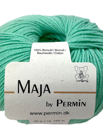 Maja Permin - 100% Bomuldsgarn Fv 880363 Neo Mint