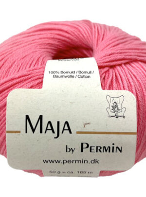 Maja Permin - 100% Bomuldsgarn Fv 880364 Pink