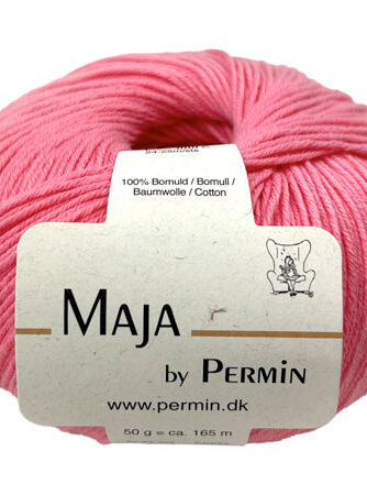 Maja Permin - 100% Bomuldsgarn Fv 880364 Pink