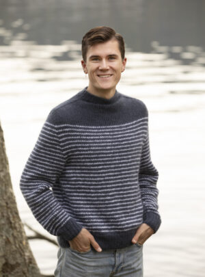 "Mars" Genser - Viking Design 2138-12 Kit - XS-XXL - Viking Alpaca Bris, fra Viking